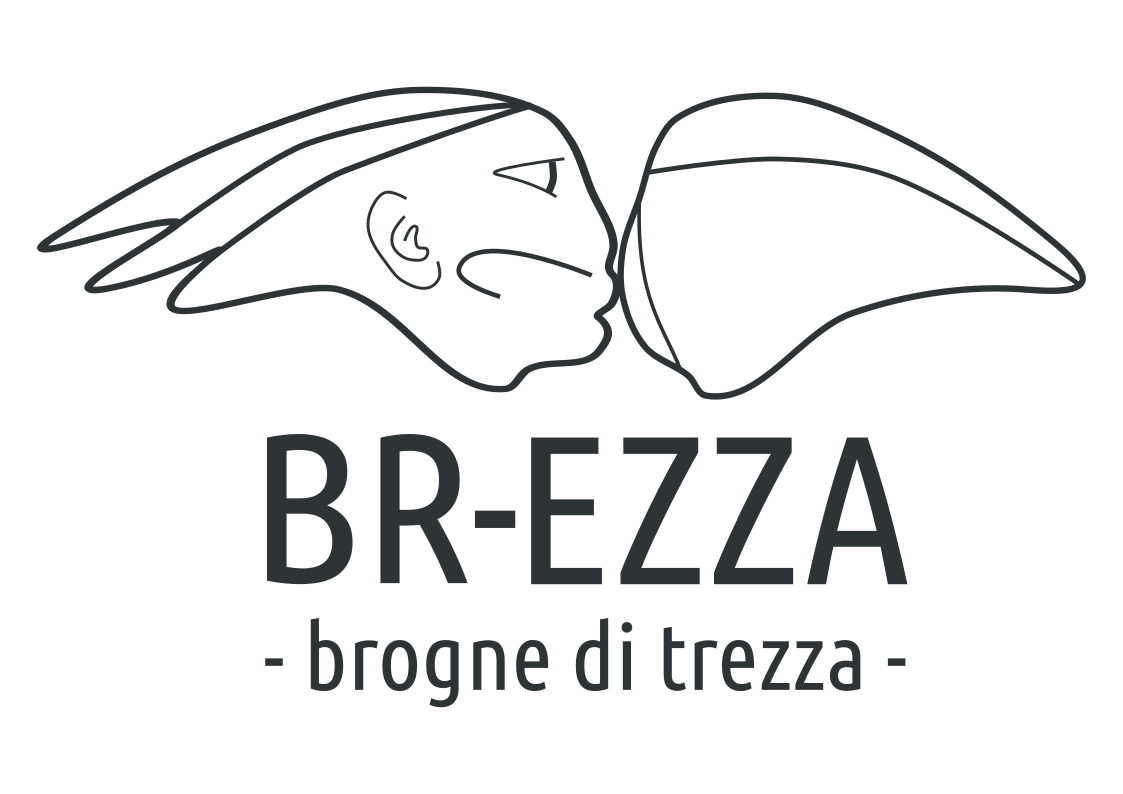 logo brezza trasparente sfondo bianco